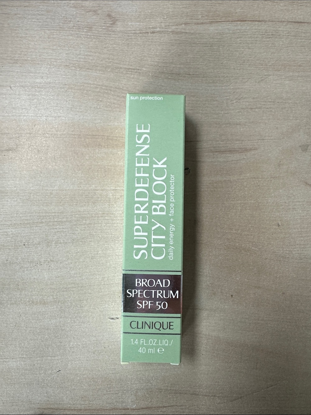 Clinique Superdefense City Block SPF 50 - Mint Green Packaging